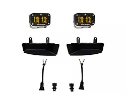 Baja Designs S2 SAE LED Fog Light Pocket Kit; Amber (19-24 Ram 3500)