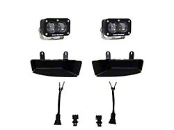 Baja Designs S2 SAE LED Fog Light Pocket Kit; Clear (19-24 Ram 3500)