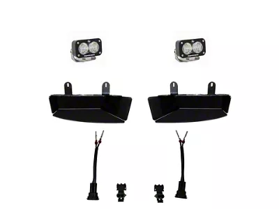 Baja Designs S2 Sport LED Fog Light Pocket Kit; Clear (19-24 RAM 3500)