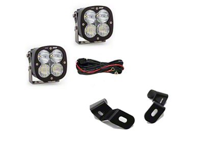 Baja Designs XL80 LED Lights with A-Pillar Mounting Brackets (19-24 RAM 3500)