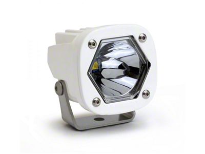 Baja Designs S1 White LED Auxiliary Light Pod; Spot Beam; Clear (Universal; Some Adaptation May Be Required)