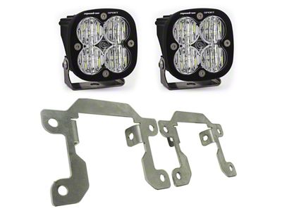 Baja Designs Squadron Sport LED Fog Light Pocket Kit; Clear (19-23 Ranger)