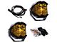Baja Designs LP4 Pro LED Auxiliary Light Pods with Amber Backlight; Spot Beam; Clear (Universal; Some Adaptation May Be Required)