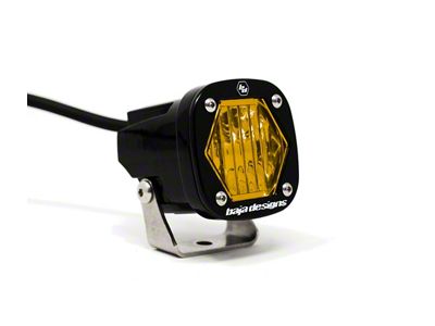 Baja Designs S1 LED Auxiliary Light Pod; Wide Cornering Beam; Amber (Universal; Some Adaptation May Be Required)