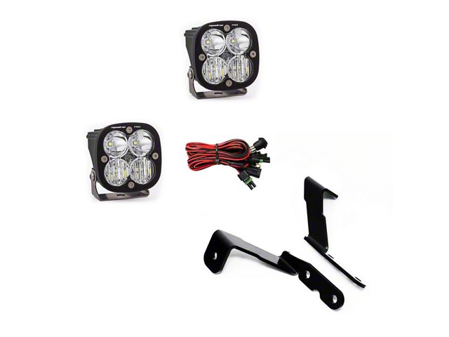 Baja Designs Squadron Pro LED Lights with A-Pillar Mounting Brackets (07-13 Sierra 1500)