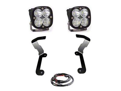 Baja Designs Squadron Sport LED Lights with A-Pillar Mounting Brackets (19-24 Sierra 1500)