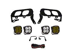 Baja Designs Squadron Sport/SAE Dual LED Fog Light Pocket Kit; Amber (14-15 Sierra 1500)
