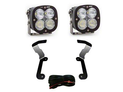 Baja Designs XL80 LED Lights with A-Pillar Mounting Brackets (19-25 Sierra 1500)