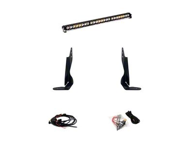 Baja Designs Single 30-Inch S8 Behind Grille Light Kit (20-24 Sierra 2500 HD)