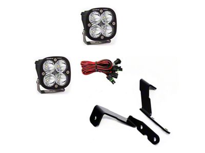 Baja Designs Squadron Sport LED Lights with A-Pillar Mounting Brackets (07-14 Sierra 2500 HD)