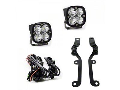 Baja Designs Squadron Pro LED Lights with A-Pillar Mounting Brackets (19-25 Silverado 1500)