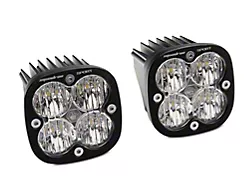 Baja Designs Squadron Sport LED Fog Light Pocket Kit; Clear (20-23 Silverado 2500 HD)