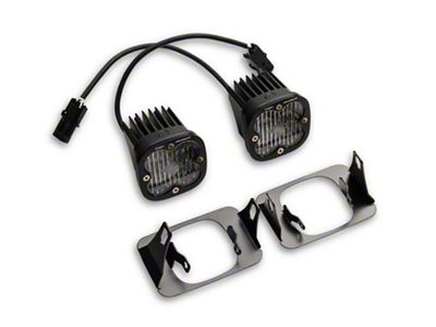 Baja Designs Squadron SAE LED Fog Light Pocket Kit; Clear (17-19 F-250 Super Duty)