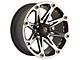 Ballistic Jester Flat Black Machined with Camouflage Accents 8-Lug Wheel; 17x9; 12mm Offset (10-18 RAM 2500)