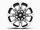 Ballistic Jester Flat Black Machined 5-Lug Wheel; 20x9 (02-18 RAM 1500, Excluding Mega Cab)
