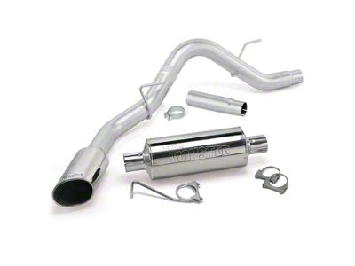 Banks Power Monster Single Exhaust System with Chrome Tip; Side Exit (15-20 2.7L EcoBoost F-150)