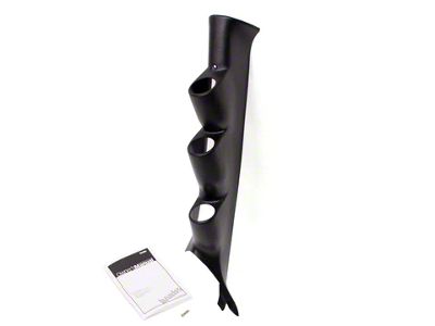 Banks Power Triple Gauge A-Pillar Mount; Black (11-16 F-250 Super Duty)