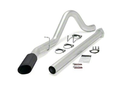 Banks Power Monster DPF-Back Single Exhaust System with Black SideKick Tip; Side Exit (11-14 6.7L Powerstroke F-250 Super Duty)