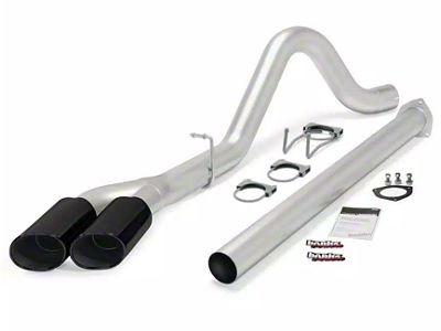Banks Power Monster DPF-Back Single Exhaust System with Black Tips; Side Exit (11-14 6.7L Powerstroke F-250 Super Duty)