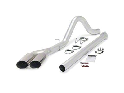 Banks Power Monster DPF-Back Single Exhaust System with Chrome Tips; Side Exit (11-14 6.7L Powerstroke F-250 Super Duty)