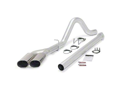 Banks Power Monster DPF-Back Single Exhaust System with Chrome Tips; Side Exit (15-16 6.7L Powerstroke F-250 Super Duty)