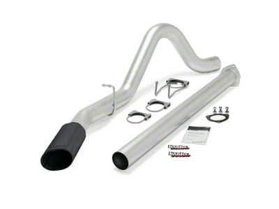Banks Power Monster DPF-Back Single Exhaust System with Black SideKick Tip; Side Exit (11-14 6.7L Powerstroke F-350 Super Duty)