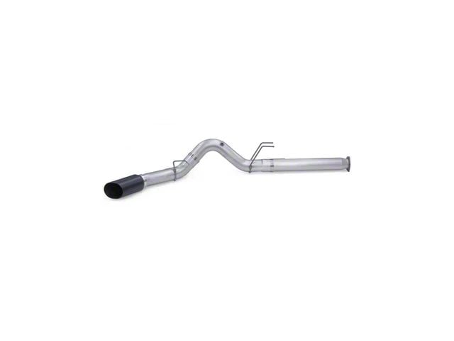 Banks Power Monster DPF-Back Single Exhaust System with Black SideKick Tip; Side Exit (17-24 6.7L Powerstroke F-350 Super Duty)