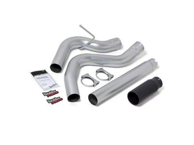 Banks Power Monster DPF-Back Single Exhaust System with Black Tip; Side Exit (14-18 3.0L EcoDiesel RAM 1500)