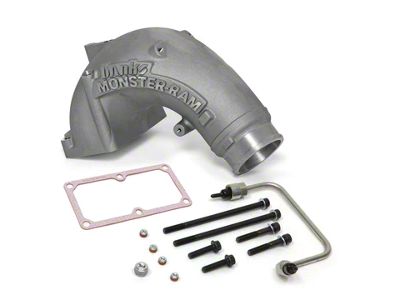 Banks Power 3.50-Inch Monster-Ram Intake System with Fuel Line; Natural (07.5-18 6.7L RAM 2500)