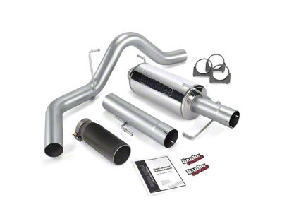 Banks Power 4-Inch Monster DPF-Back Single Exhaust System with Black Tip; Side Exit (04.5-07 5.9L RAM 2500)