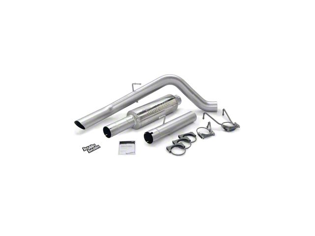 Banks Power 4-Inch Monster Sport DPF-Back Single Exhaust System; Side Exit (03-04 5.9L RAM 2500 w/ 4-Inch Catalytic Converter)