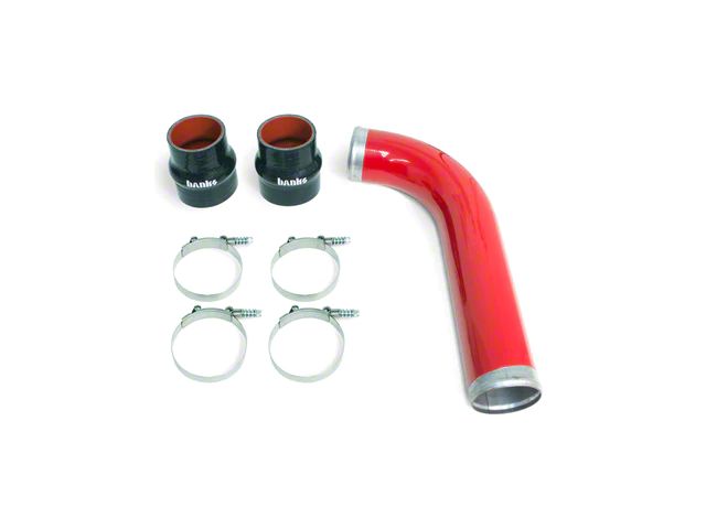 Banks Power Boost Tube Upgrade Kit; Red; Cold Side Only (07-09 6.7L RAM 2500)
