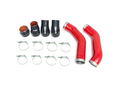 Banks Power Boost Tube Upgrade Kit; Red; Hot and Cold Side (13-18 6.7L RAM 2500)