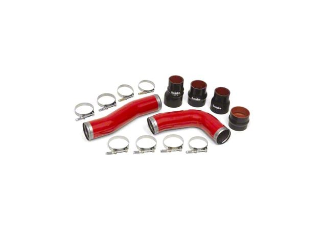 Banks Power Boost Tube Upgrade Kit; Red; Hot and Cold Side (10-12 6.7L RAM 2500)