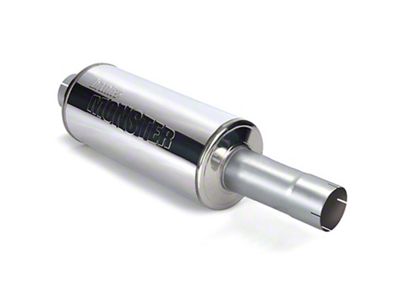 Banks Power Stainless Steel Muffer; 4-Inch Inlet/4-Inch Outlet (03-07 5.9L RAM 2500)