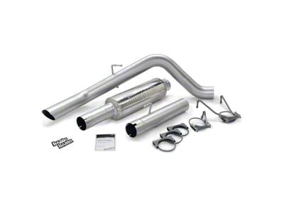 Banks Power 4-Inch Monster Sport DPF-Back Single Exhaust System; Side Exit (03-04 5.9L RAM 3500 w/ 4-Inch Catalytic Converter)