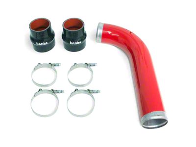 Banks Power Boost Tube Upgrade Kit; Red; Cold Side Only (07-09 6.7L RAM 3500)