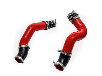Banks Power Boost Tube Upgrade Kit; Red; Hot and Cold Side (19-24 6.7L RAM 3500)