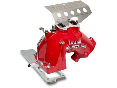 Banks Power Monster-Ram Intake System with Fuel Line and Heater System Upgrade; Red (13-18 6.7L RAM 3500)