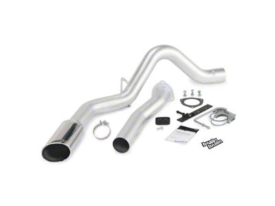 Banks Power Monster DPF-Back Single Exhaust System with Chrome SideKick Tip; Side Exit (07-10 6.6L Sierra 2500 HD)