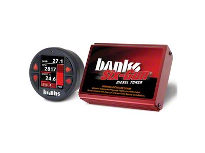 Banks Power Six-Gun Diesel Tuner with iDash SuperGauge (07-10 6.6L Duramax Sierra 2500 HD)