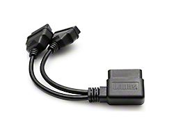 Banks Power Universal OBD-II Splitter; Right-Angle Plug (Universal; Some Adaptation May Be Required)