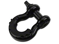 RedRock 3/4-Inch D-Ring Shackle with Isolator; Black 