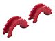 RedRock 3/4-Inch D-Ring Shackle Isolators; Red