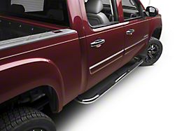 Barricade 3-Inch Side Step Bars; Body Mount; Stainless Steel (99-13 Sierra 1500)