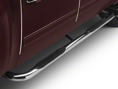 Barricade 3-Inch Side Step Bars; Body Mount; Stainless Steel (99-13 Silverado 1500)