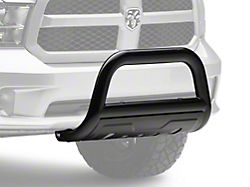 Barricade 3.50-Inch Oval Bull Bar with Skid Plate; Black (09-18 RAM 1500, Excluding Rebel)