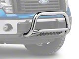 Barricade 3-Inch Bull Bar with Skid Plate; Stainless Steel (11-25 2.7L/3.5L EcoBoost F-150, Excluding Raptor)