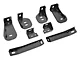 Barricade 4-Inch Oval Bent End Side Step Bars; Body Mount; Stainless Steel (99-13 Silverado 1500)