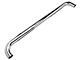 Barricade 4-Inch Oval Bent End Side Step Bars; Body Mount; Stainless Steel (14-18 Sierra 1500)